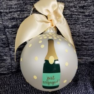 Just engaged ornament